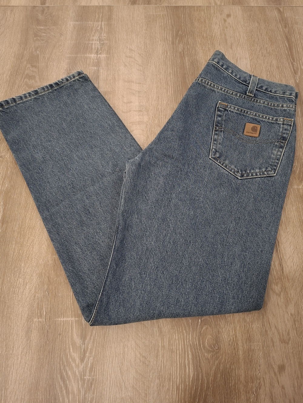 Carhartt B480-DPS Traditional Fit Jeans Men's 38x34 NWT Blue Workwear *1411*